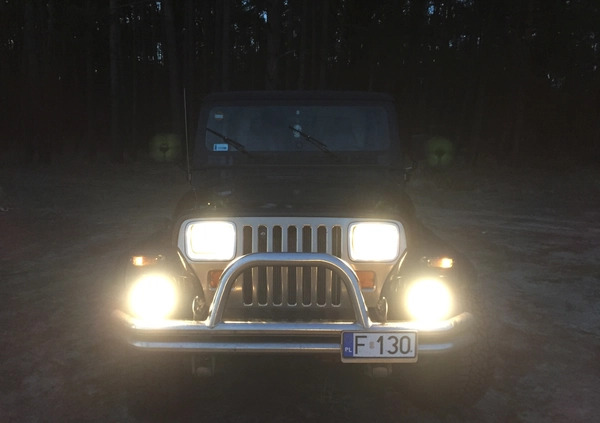 Jeep Wrangler cena 49500 przebieg: 166000, rok produkcji 1991 z Góra małe 191